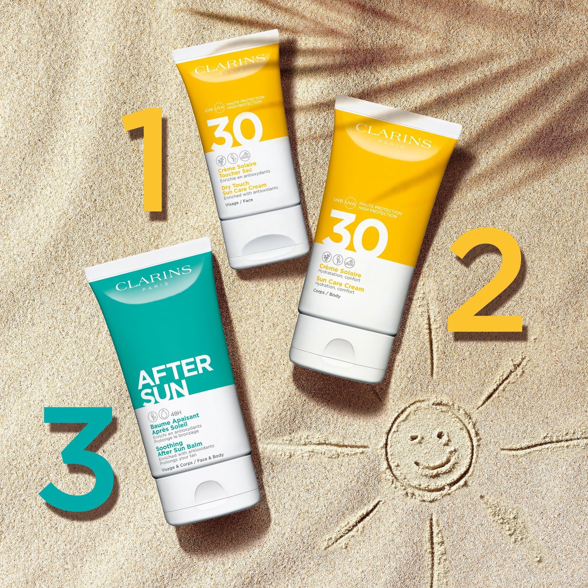 clarins sun cream 30