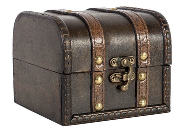 Home4you Chest BAO-1 12x12.5x10cm Brown