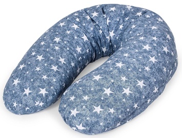 Pagalvė nėščiosioms Ceba Baby Multi Physio Denim Style Stars, mėlyna