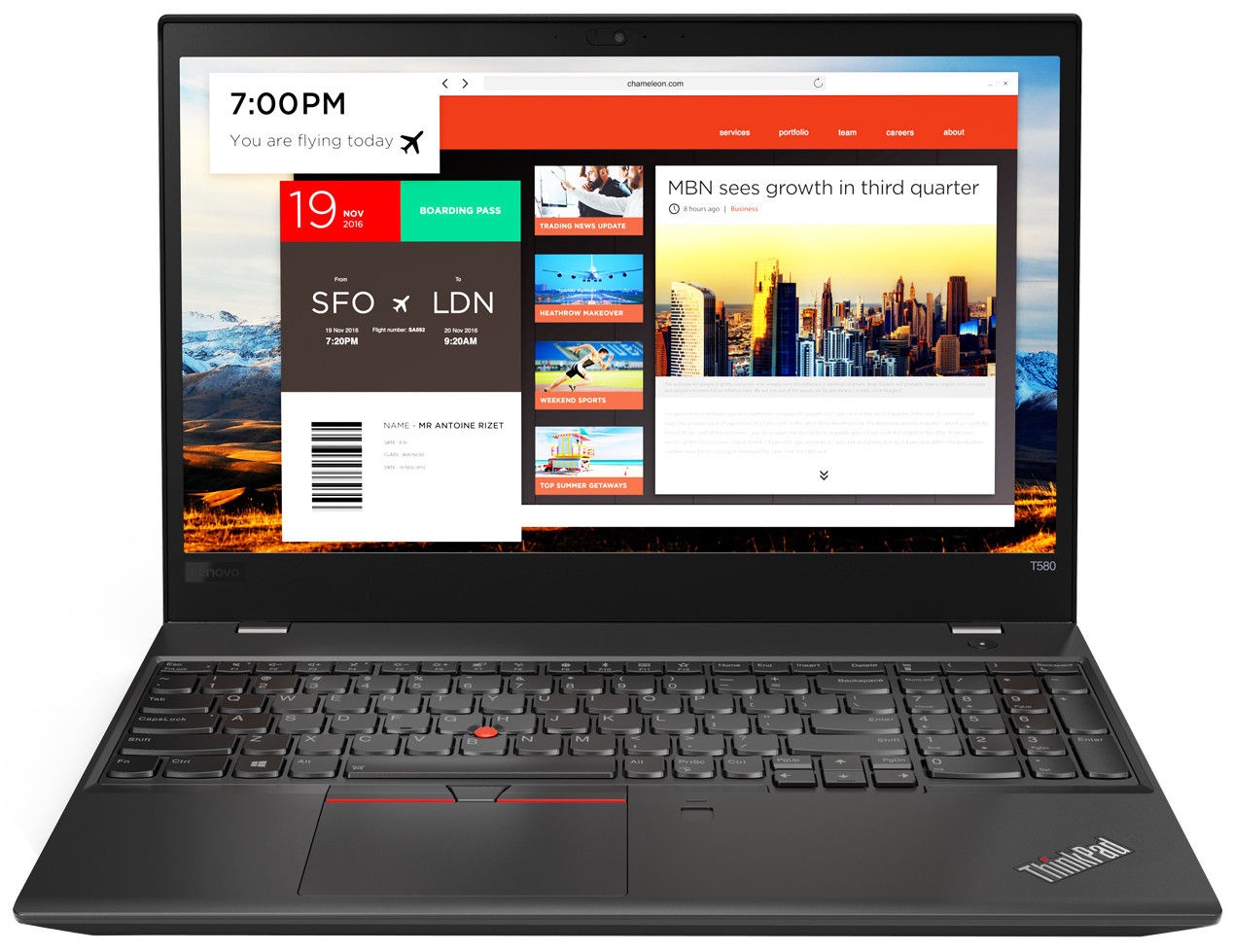 Nešiojamas kompiuteris Lenovo ThinkPad T T580 20LA0025MH, Intel® Core™ i5-8250U,  8 GB, 256 GB, 15.6 