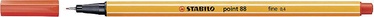 Stabilo Point 88 Fineliner 0.4mm Light Red 88/48