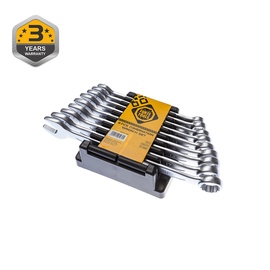 Kombinēto uzgriežņu atslēgu komplekts 10-18mm 9 gab (Forte tools)