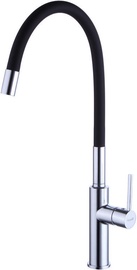 Vento Cucina KH122569CBK Kitchen Faucet with Flexy Spout Black/Chrome
