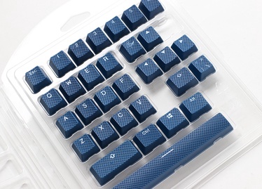 Колпачки клавиш Ducky Navy Blue Rubber, синий