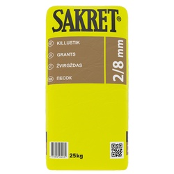 Песок для бетонирования Sakret, 25 кг