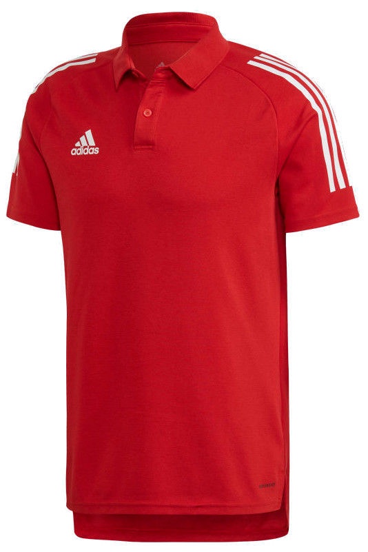 mens red adidas polo shirts