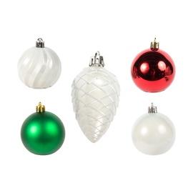 Eglutės žaisliukų komplektas Christmas Touch N4/LX50PCS, 5 cm, 50 vnt.