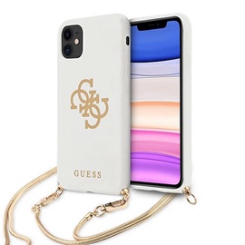 Чехол Guess Gold Chain Collection for iPhne 12 Pro Max, Apple iPhone 12 Pro Max, белый