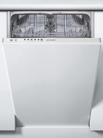 Iebūvējamā trauku mazgājamā mašīna Indesit DSIE 2B19, balta