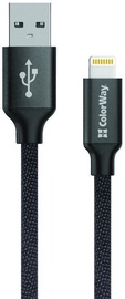 Провод Colorway, USB/Apple Lightning, черный