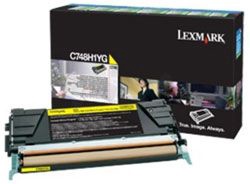 Lazerinio spausdintuvo kasetė Lexmark C748H3YG YELLOW