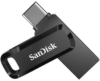 USB zibatmiņa SanDisk Ultra Dual Drive Go, melna, 512 GB