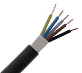 Kabelis Lietkabelis Cable CYKY/XPUJ 5x4 100m Black