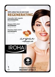 Iroha Nature Regenerating Argan Oil Cotton Face & Neck Mask 30ml