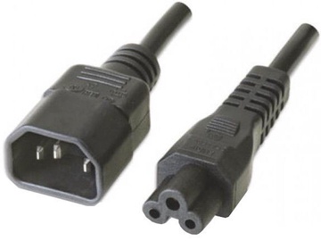 Juhe Manhattan Extension Power Cable C14 To C5 1.8m Black