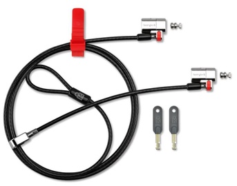 Kensington ClickSafe Keyed Twin Laptop Lock