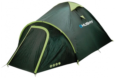 Trīsvietīga telts Husky Bizon 3, zaļa