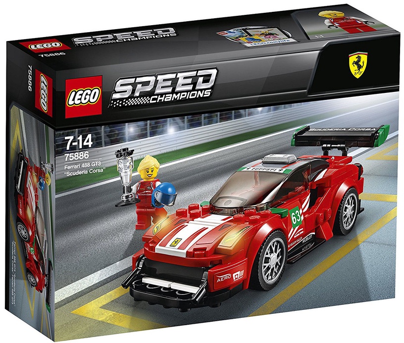 Konstruktor LEGO Speed Champions Ferrari 488 GT3 ''Scuderia Corsa'' 75886 75886