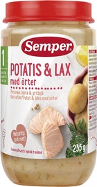Semper Puree From 12 Months 235g Potatoes With Salmon And Greens