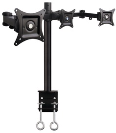 Techly Triple Desk Monitor Arm Adjustable 13-24"