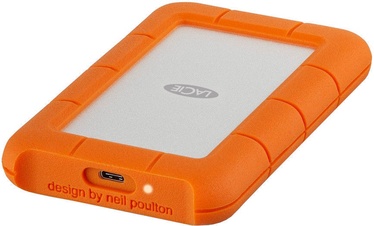 Kietasis diskas Lacie Rugged, HDD, 2 TB, oranžinė