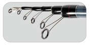 Makšķere Surf Master Agusta TX-40, 600 cm, 280 g, melna/pelēka