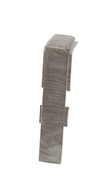 Соединение плинтуса NG8F99, 2 см x 8 см, серый, 2 шт.
