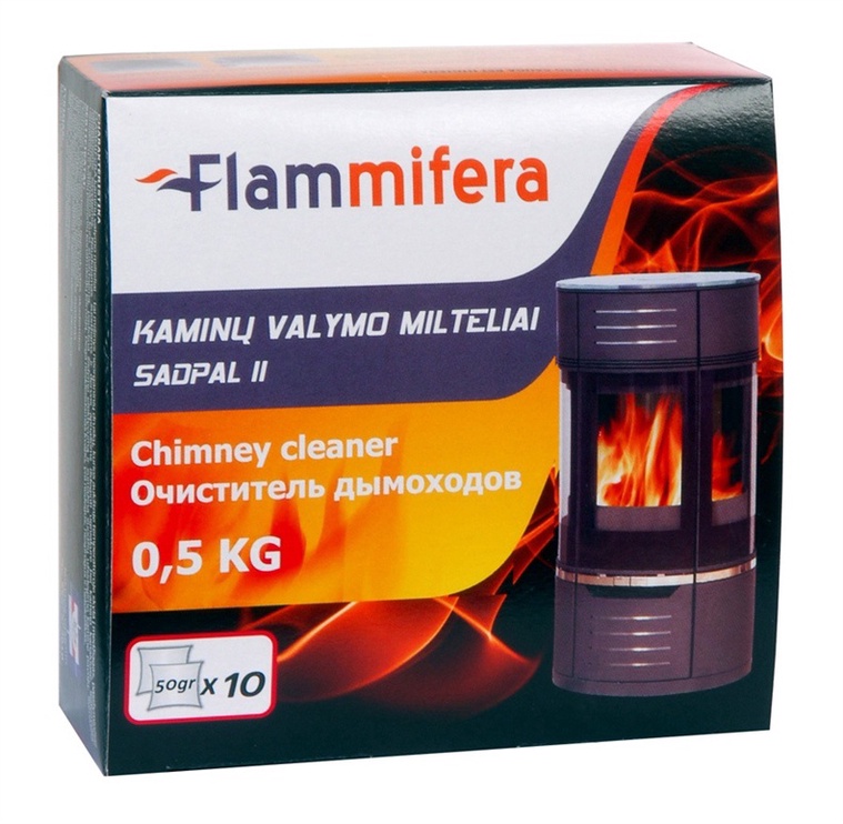 Valymo milteliai Flammifera 5903138000209, kaminams, 0.5 l