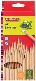 Цветные карандаши Herlitz Natural Coloured, 24 шт.