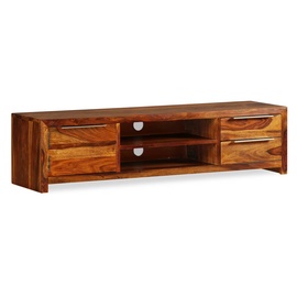TV-laud VLX Solid Sheesham Wood 243945, pruun, 1200 mm x 300 mm x 300 mm