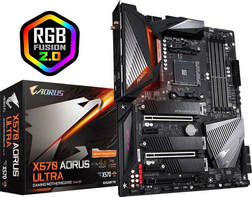 Mātesplate Gigabyte X570 AORUS ULTRA