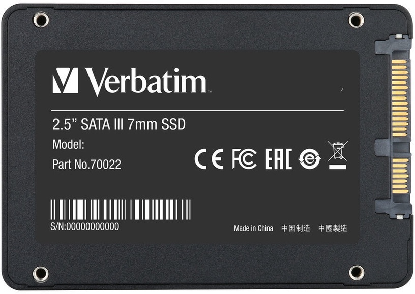 Жесткий диск (SSD) Verbatim Vi550, 2.5", 100 GB