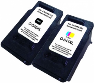 Tintes printera kasetne Uprint Canon 540/541XL, zila/melna/sarkana/dzeltena