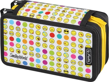Herlitz Triple Case 31 Pieces Smileyworld Rainbow Faces