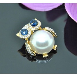 Vincento Brooch With Zirconium Crystal LD-1108