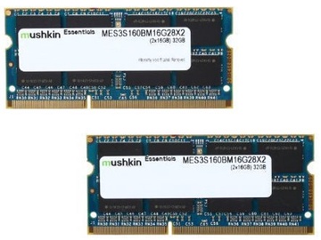 Operatīvā atmiņa (RAM) Mushkin Essentials MES3S160BM16G28X2 DDR3 32 GB