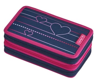 Herlitz 3 Piece Pencil Case Hearbeat