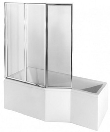 Ванна Besco Integra 150 Left, 1500 мм x 750 мм x 555 мм, левосторонняя