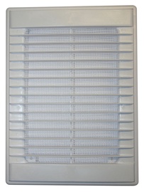 Ventilācijas reste Plaskanta 25,5x19cm, balta