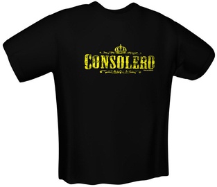 T-krekls GamersWear Consolero T-Shirt Black M