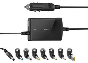 Автомобильное зарядное устройство Hama 200008H, DC/2 x USB, черный