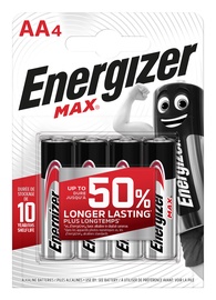 ENERGIZER MAX AA B4 1.5V ALK.BATERIJAS