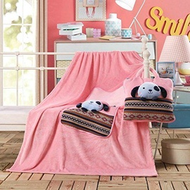 Tekk DecoKing Cuties Pink Puppy, 110x160 cm