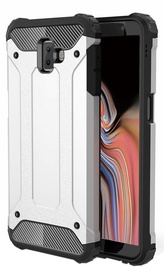 Hurtel Hybrid Armor Back Case For Samsung Galaxy J6 Plus J610 Silver