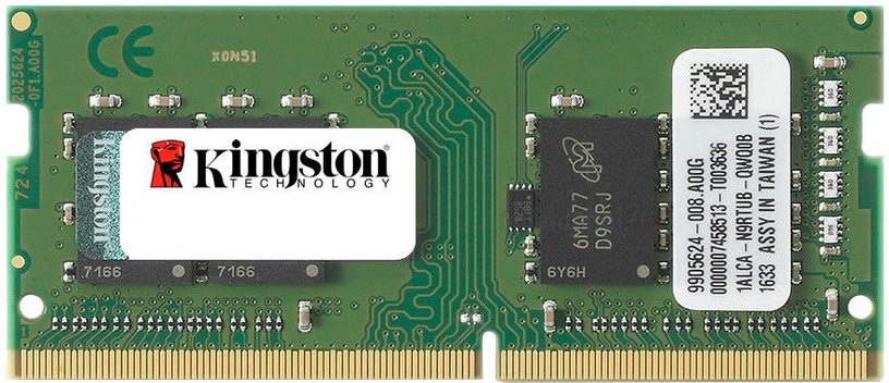 Оперативная память (RAM) Kingston KCP424SS8/8, DDR4 (SO-DIMM), 8 GB, 2400 MHz