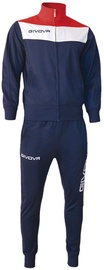 Спортивный костюм Givova Campo, синий/белый/красный, XS