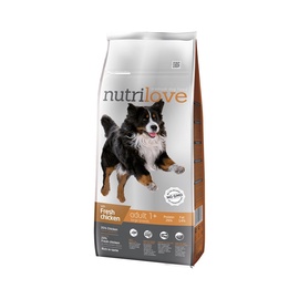 Sausas ėdalas šunims Nutrilove Large Adult, su vištiena, 12 kg