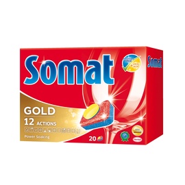 Tabletes trauku mazgājamajai mašīnai Somat Gold, 20 gab.