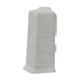Grīdlīstes stūris NG62 NG6B87, 15 mm x 62 mm, pelēka
