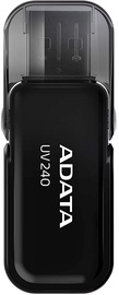 USB zibatmiņa Adata UV240, melna, 64 GB
